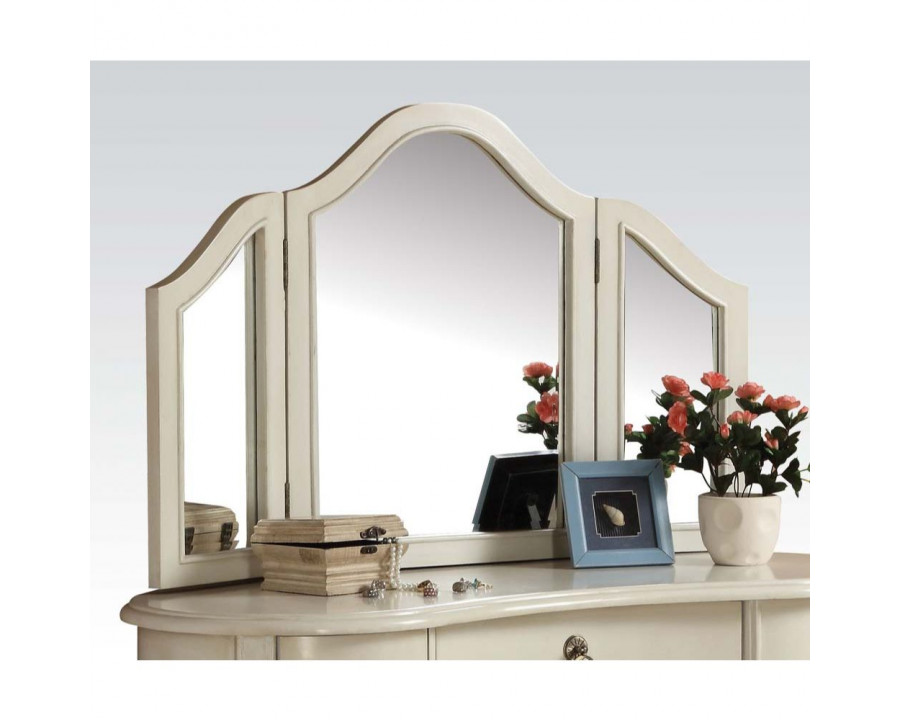 ACME - Trini Vanity Mirror in White