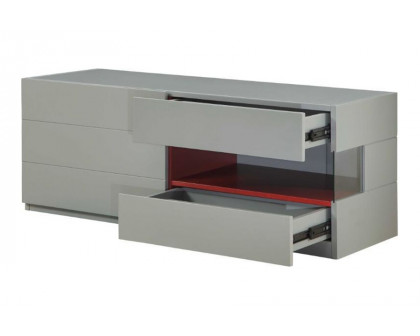 ACME - Isaura TV Stand in Gray