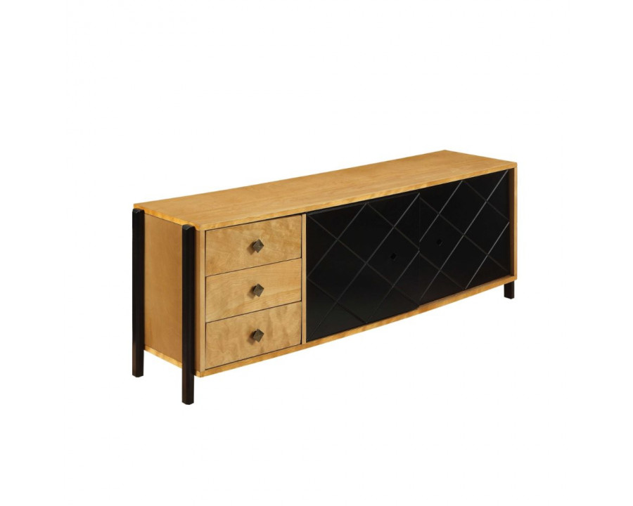 ACME - Honna TV Stand in Natural/Black