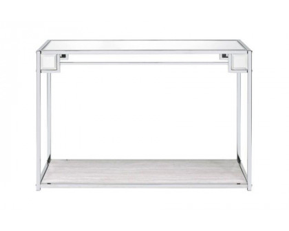 ACME - Asbury Console Table in Mirrored/Chrome