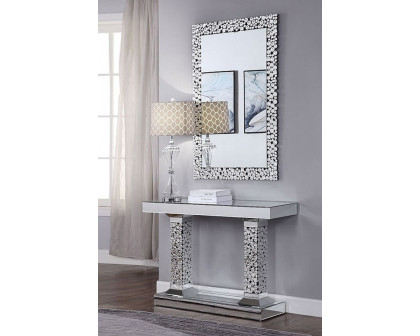 ACME - Kachina Console Table in Mirrored/Faux Gems (90446)