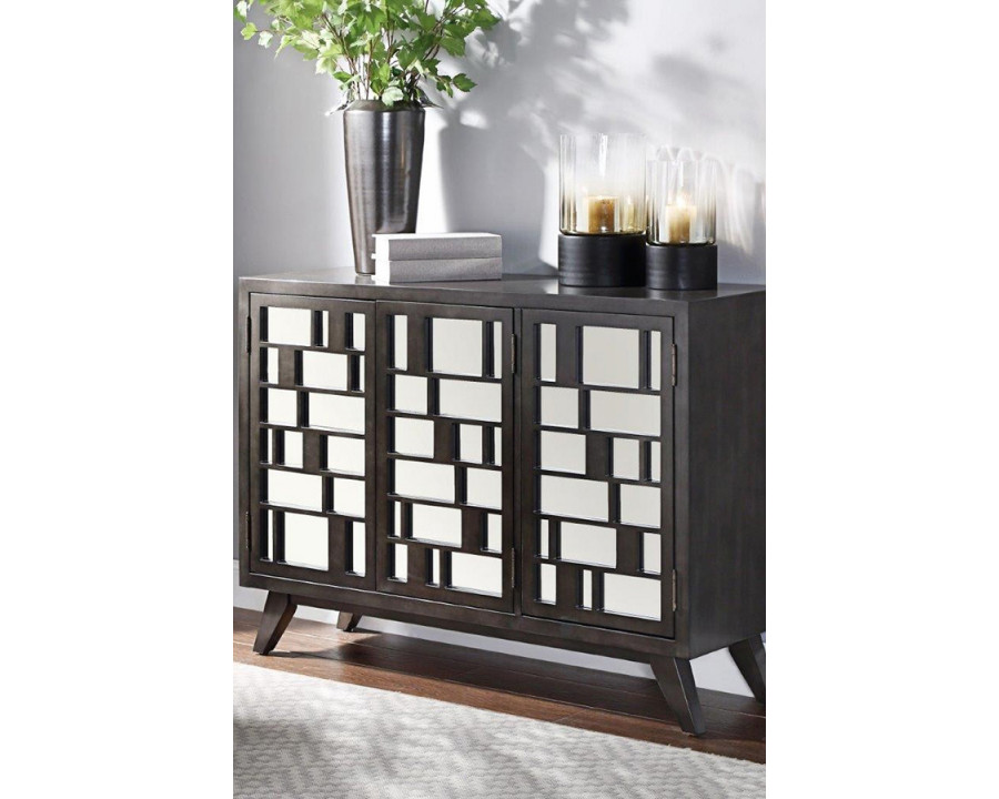 ACME - Melville Dark Gray Console Table