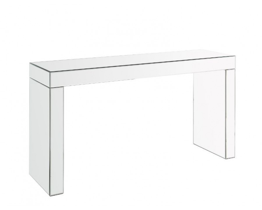 ACME - Dominic Writing Desk in Mirrored