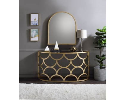 ACME - Altus Console Table in Gold