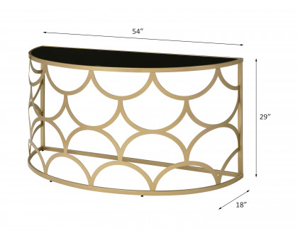 ACME - Altus Console Table in Gold