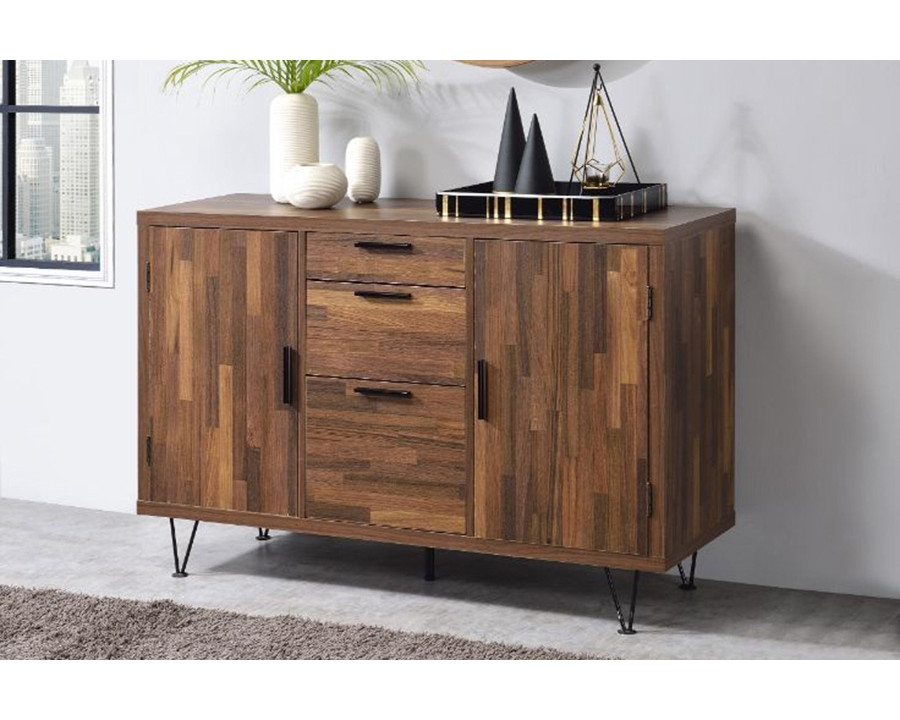 ACME - Pinacle Console Cabinet in Walnut