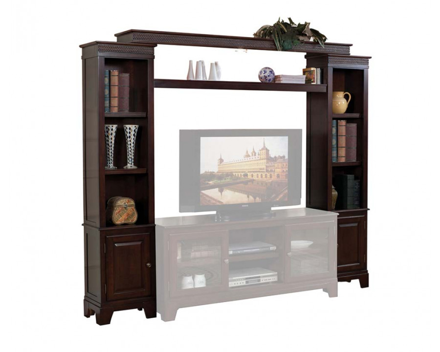 ACME - Halden Entertainment Center in Merlot