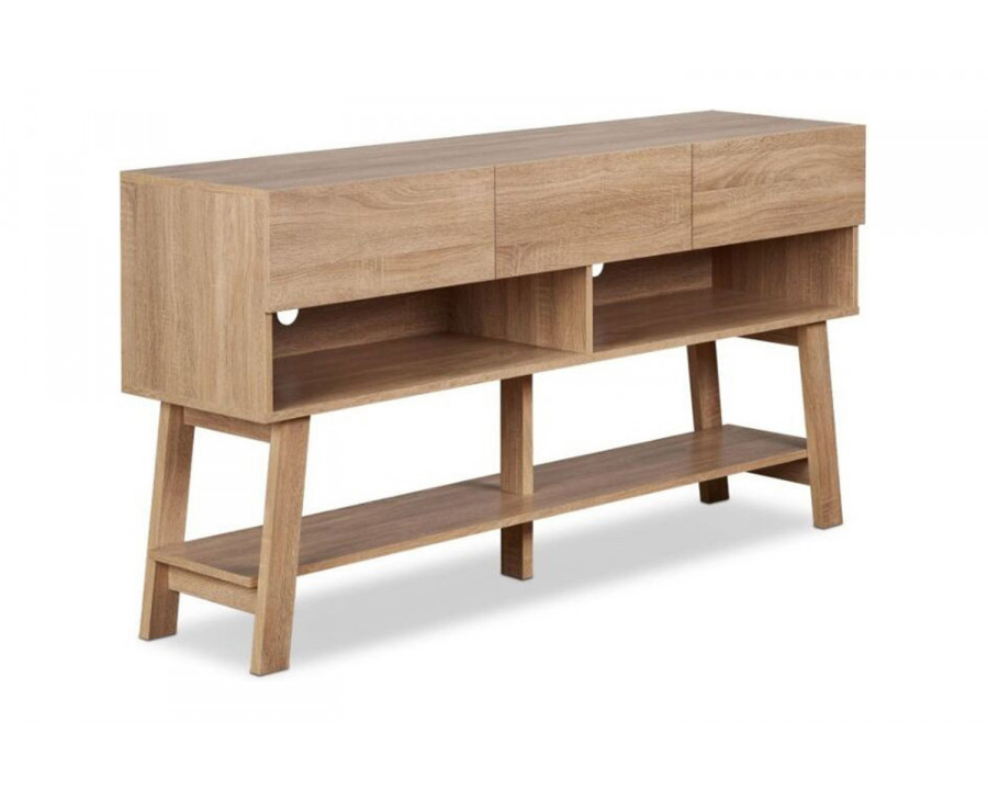 ACME - Ariza TV Stand in Rustic Natural