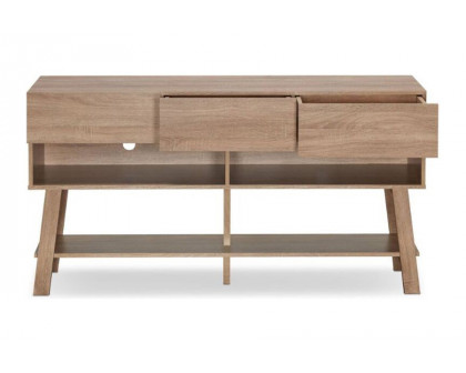 ACME - Ariza TV Stand in Rustic Natural