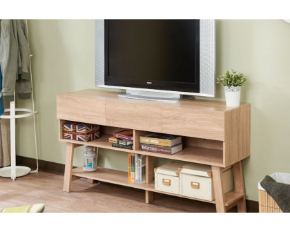 ACME - Ariza TV Stand in Rustic Natural