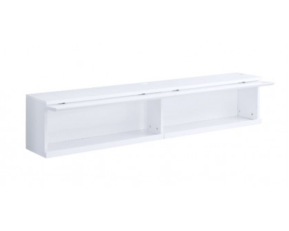 ACME Ximena Floating TV Stand with Led - White Finish