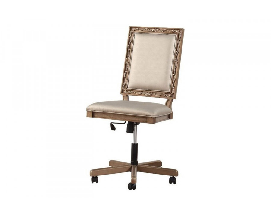 ACME - Orianne Executive Office Chair in Champagne/Antique Gold