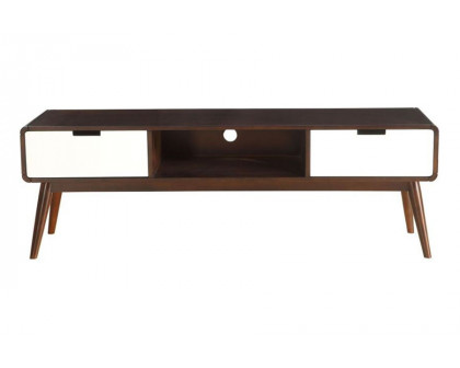 ACME - Christa TV Stand in Espresso/White