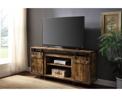 ACME Bellarosa TV Stand - Rustic Oak (91610)