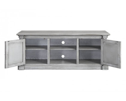 ACME - Lucinda TV Stand in Gray Oak