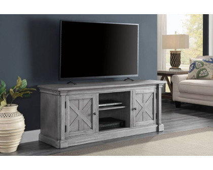 ACME - Lucinda TV Stand in Gray Oak