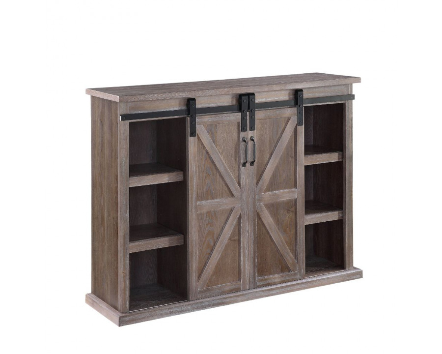 ACME - Orabella TV Stand in Rustic Natural