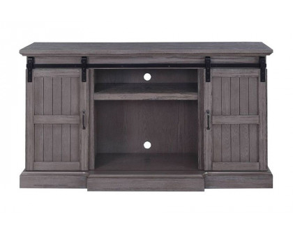 ACME - Admon TV Stand with Fireplace in Gray Oak