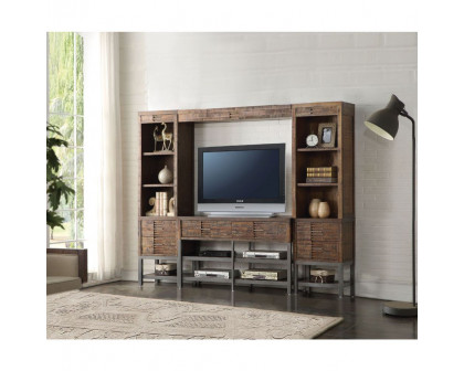 ACME - Andria Entertainment Center in Reclaimed Oak