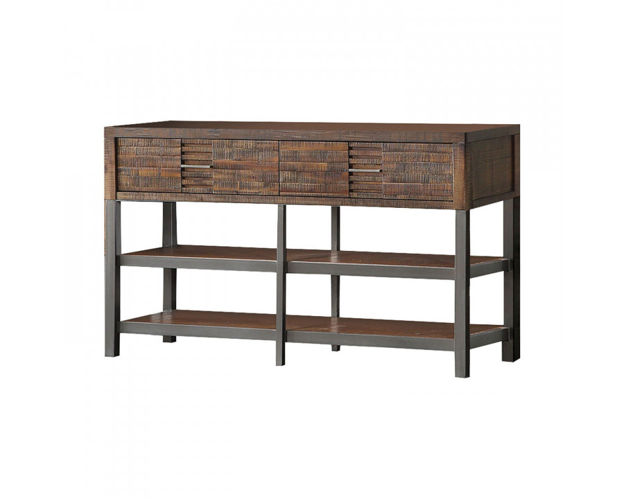 ACME - Andria TV Stand in Reclaimed Oak