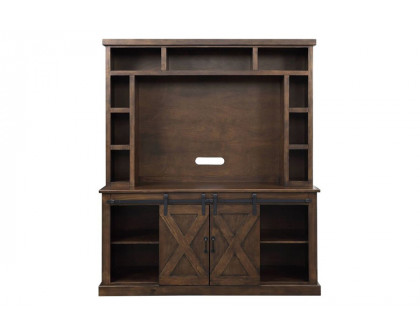 ACME - Aksel Entertainment Center (Include 91617Fir) in Walnut