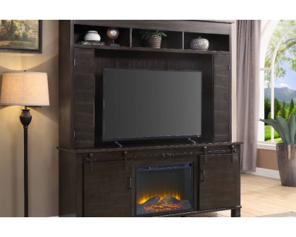 ACME - Apison Entertainment Center (Include 91617Fir) in Espresso