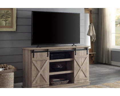 ACME Bellona TV Stand - Oak Finish