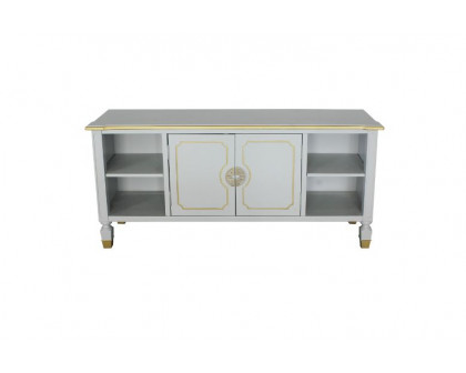 ACME - House Marchese TV Stand in Pearl Gray