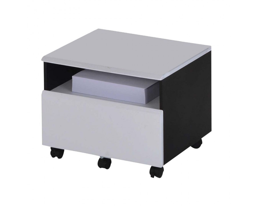 ACME - Ellis File Cabinet in Black/White