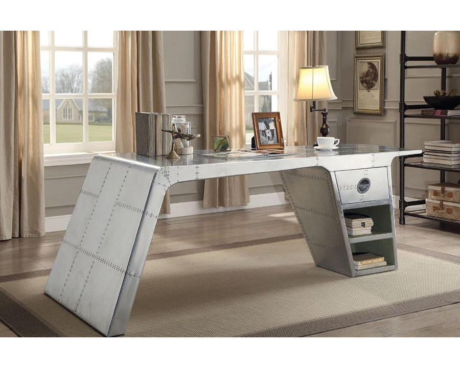 ACME - Brancaster Writing Desk in Metallic