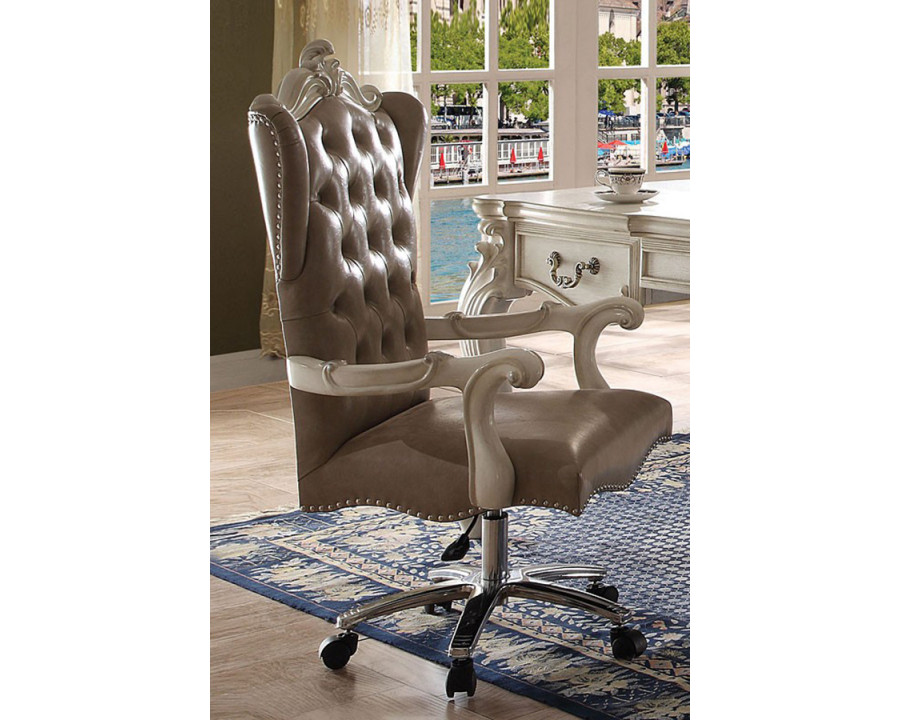 ACME Versailles Executive Chair - Vintage Gray