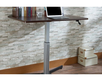 ACME Inscho Writing Desk with Lift - Espresso