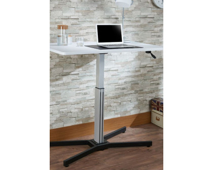 ACME Inscho Writing Desk with Lift - White