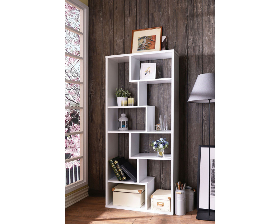 ACME Mileta II Bookshelf - White