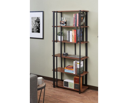 ACME™ Sara Bookshelf - Walnut/Sandy Black (92406)