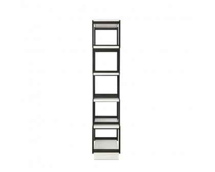 ACME - Verne Bookshelf in White/Black