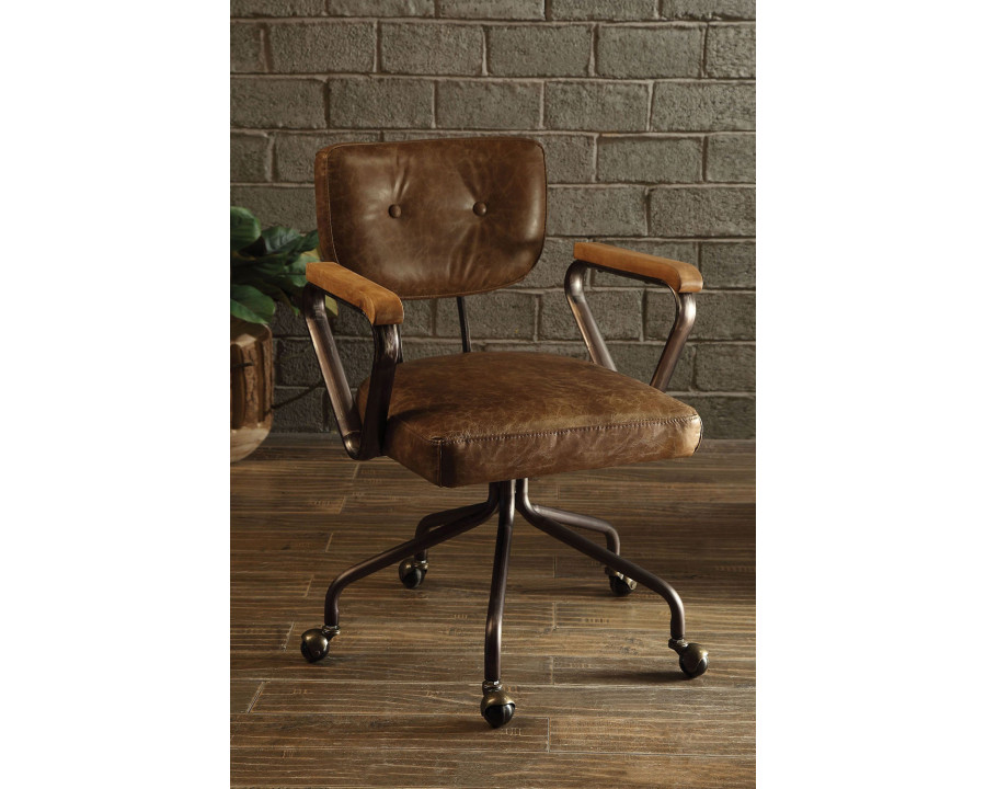 ACME - Hallie Leather Executive Office Chair