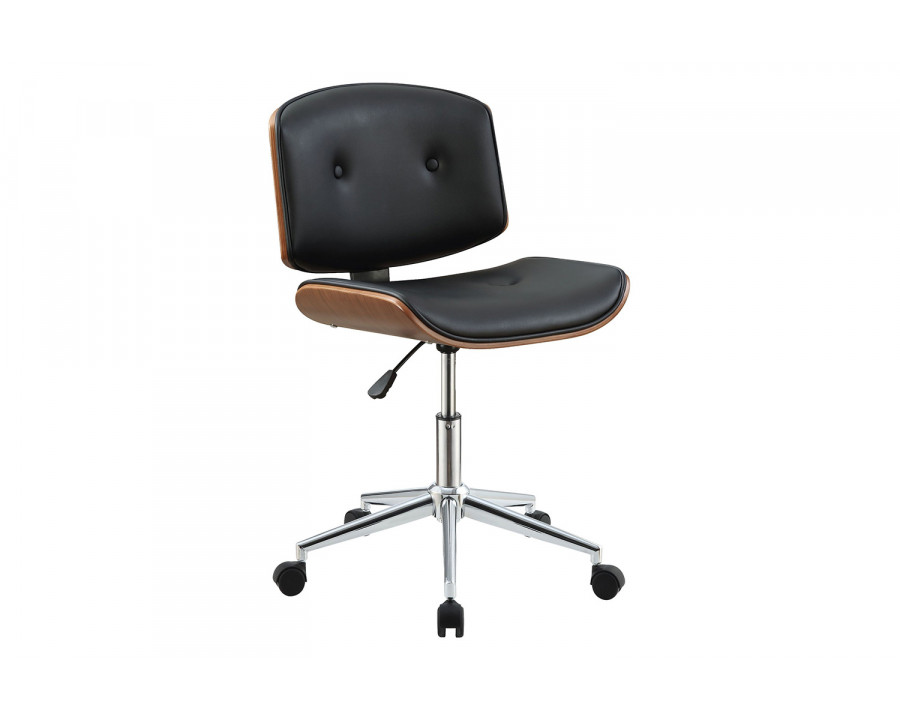 ACME Camila Office Chair - Black/Walnut (92418)