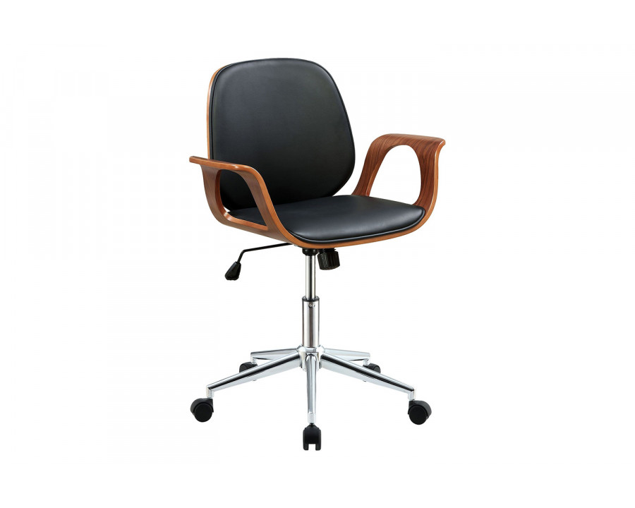 ACME - Camila Office Chair in Black/Walnut (92419)