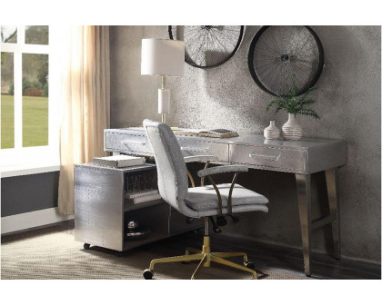 ACME - Brancaster Executive Writing Desk in Aluminum (92426)