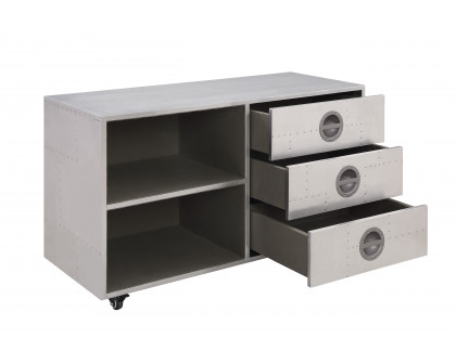 ACME - Brancaster Cabinet in Aluminum (92427)