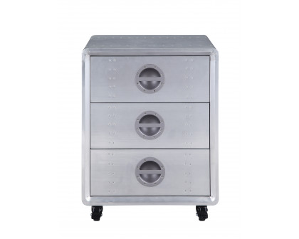 ACME - Brancaster Cabinet in Aluminum (92429)