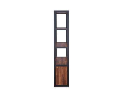 ACME - Sara Bookshelf in Walnut/Sandy Black (92442)