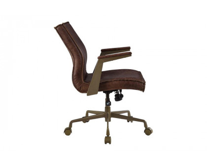 ACME Attica Executive Office Chair - Espresso Top Grain Leather