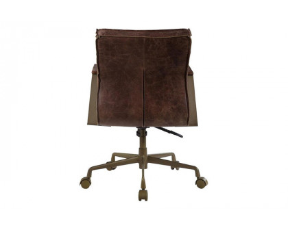 ACME Attica Executive Office Chair - Espresso Top Grain Leather