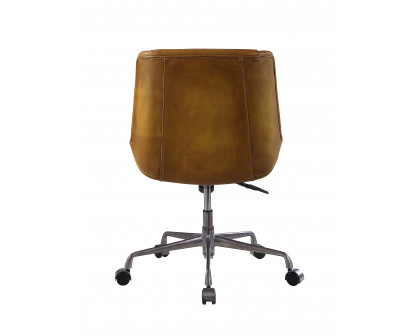 ACME - Ambler Office Chair in Saddle Brown