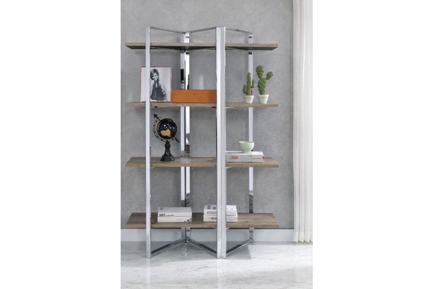 ACME™ Libby Bookshelf - Chrome