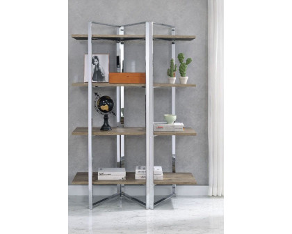 ACME™ Libby Bookshelf - Chrome