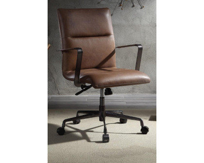 ACME - Indra Top Grain Leather Office Chair