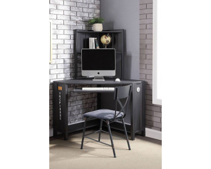 ACME - Cargo Writing Desk with USB in Gunmetal